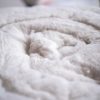 close up of polyester insulation